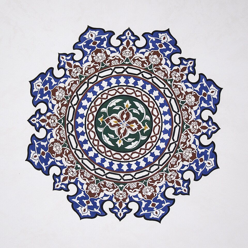 Islámské geometrické vzory v Bitole