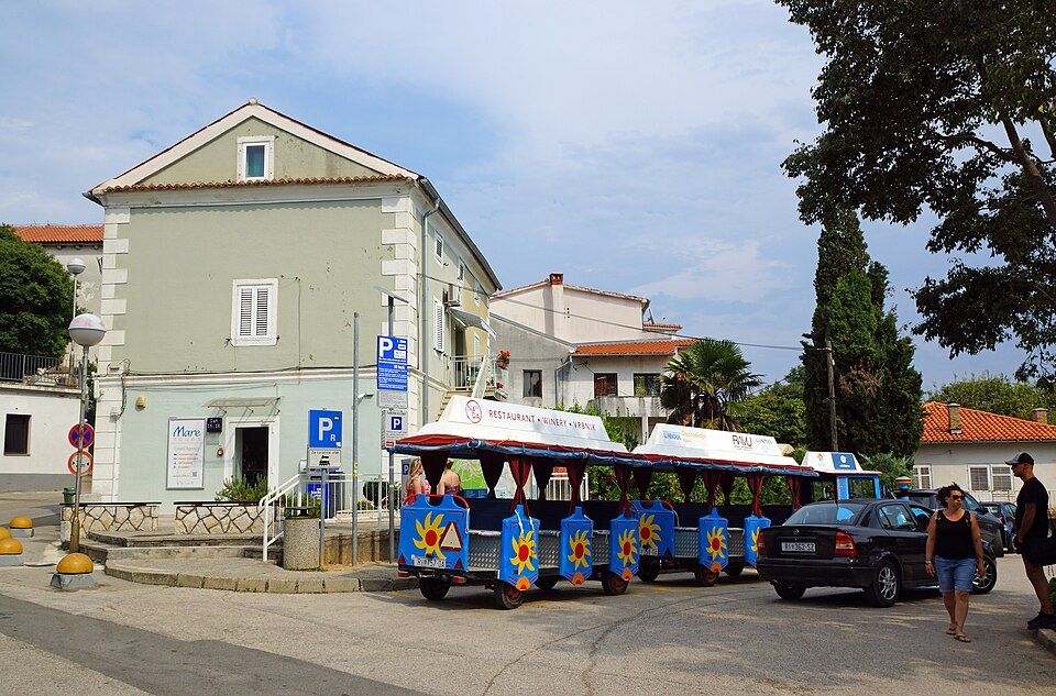 Vrbnik nad mořem na ostrově Krk