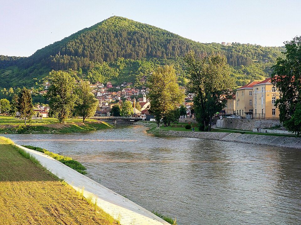 Visoko na soutoku řek Fojnička a Bosna