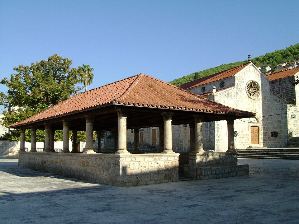 Blato, největší vnitrozemské město Korčuly