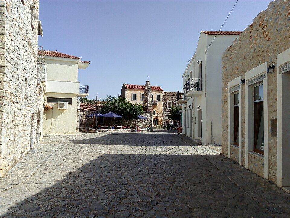 Areopoli, hlavní město Mani