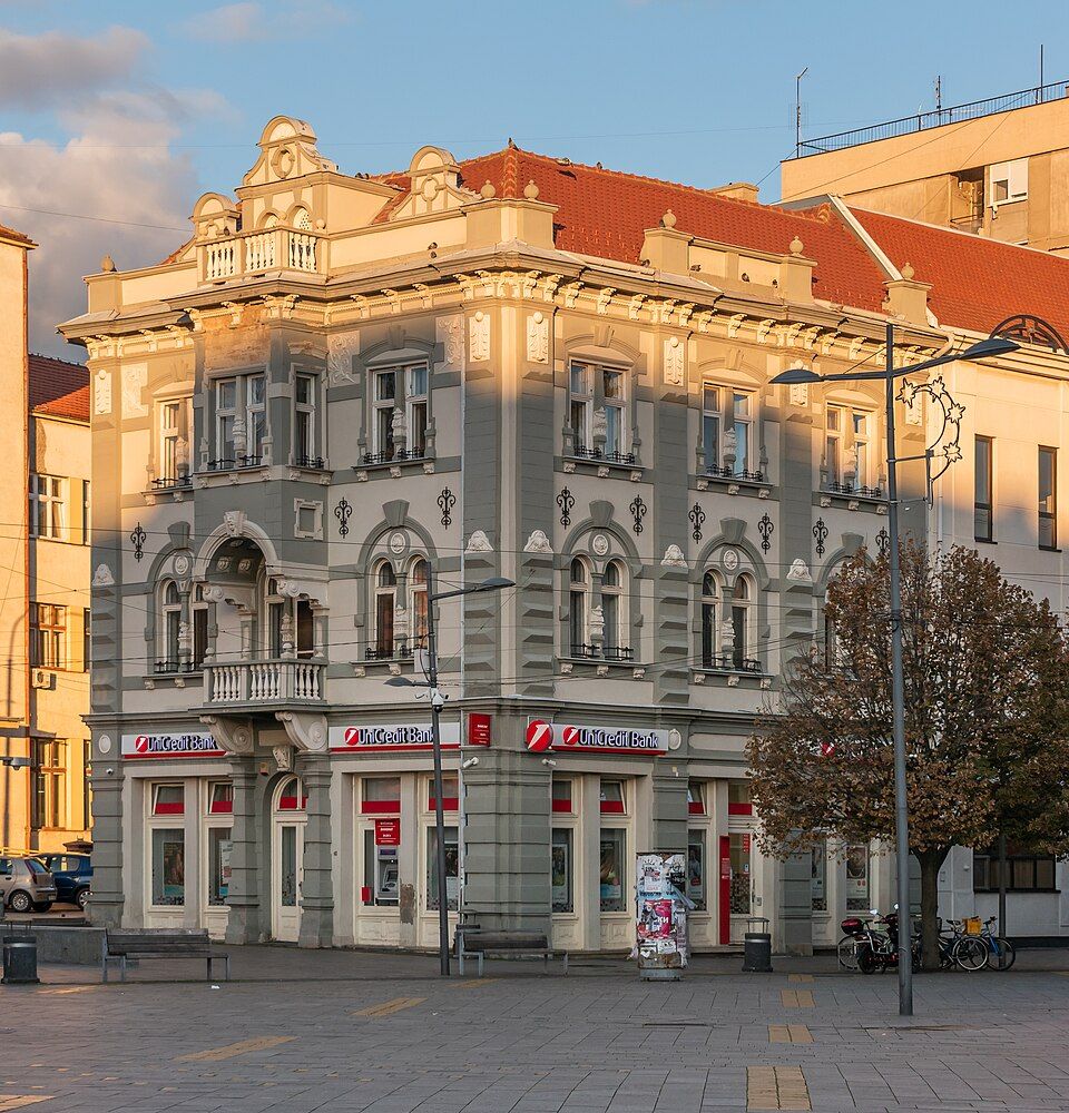 Měšťanské domy v centru Zrenjaninu
