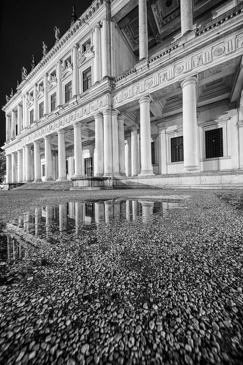 Palladiův Palazzo Chiericati ve Vicenze, dnes městské muzeum