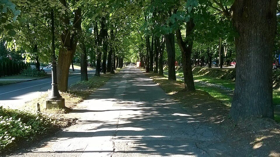Promenáda ve Vrnjačke Banje