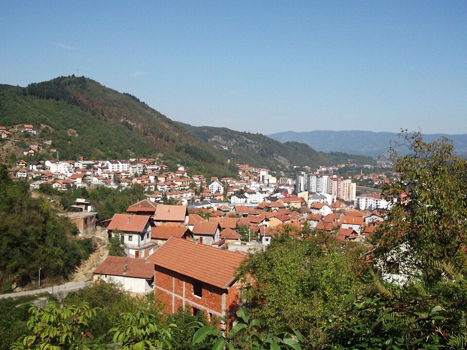 Panorama Zvorniku nad Drinou