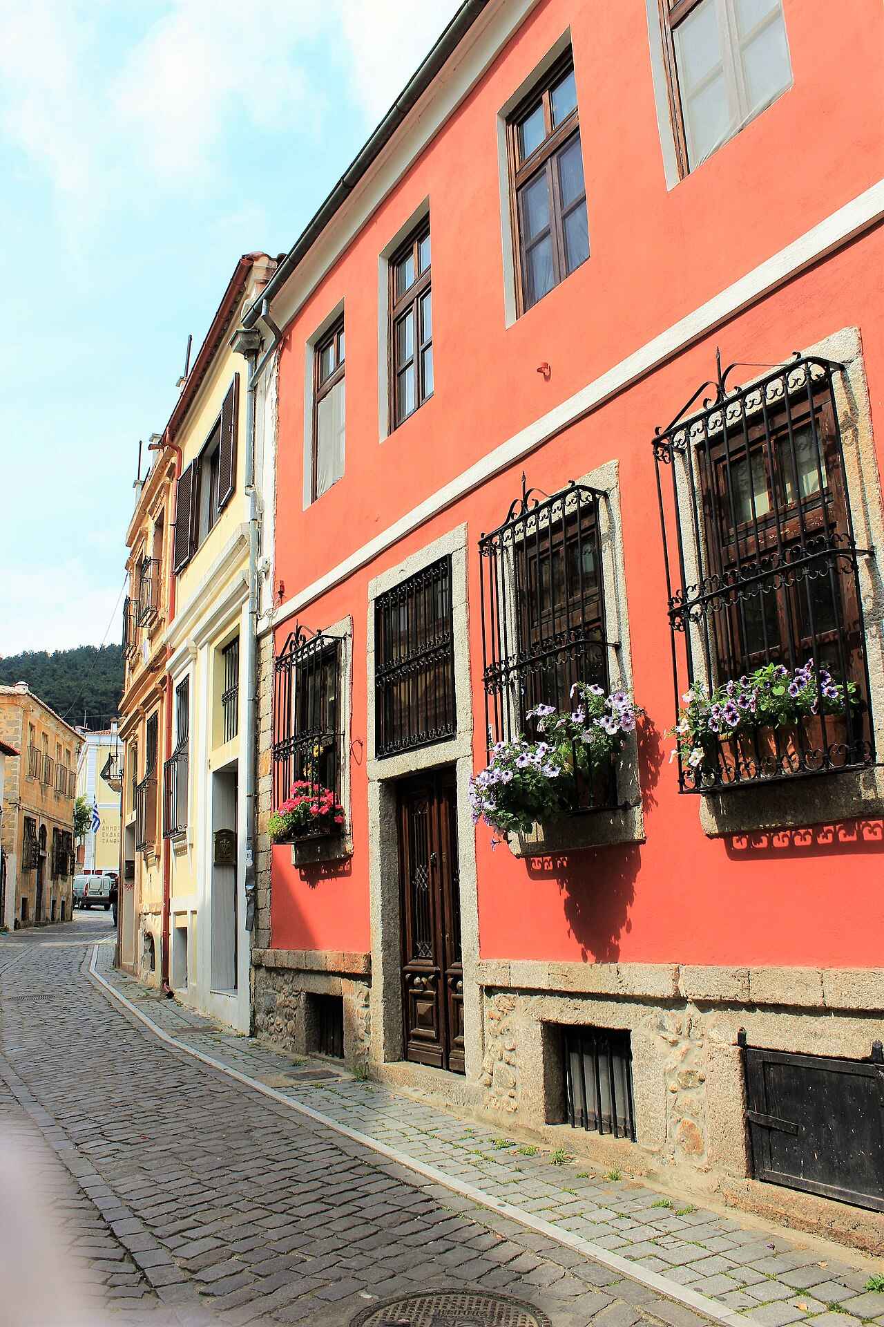 Barevné staré město Xanthi v Thrákii