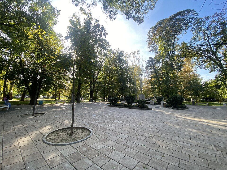 Městský park v Bijeljině