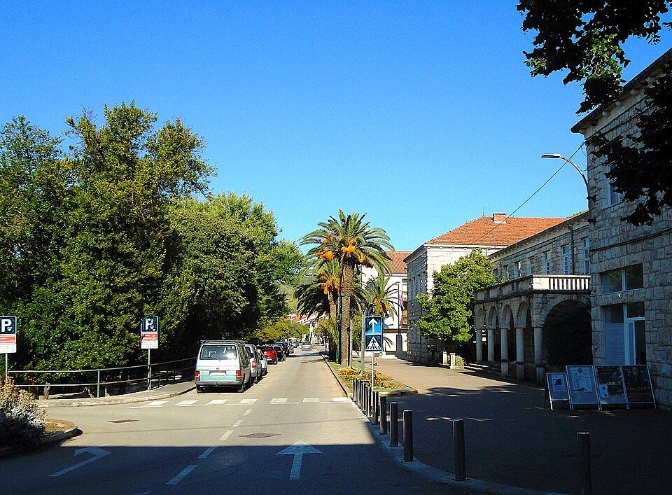 Ulice v centru Blata na Korčule