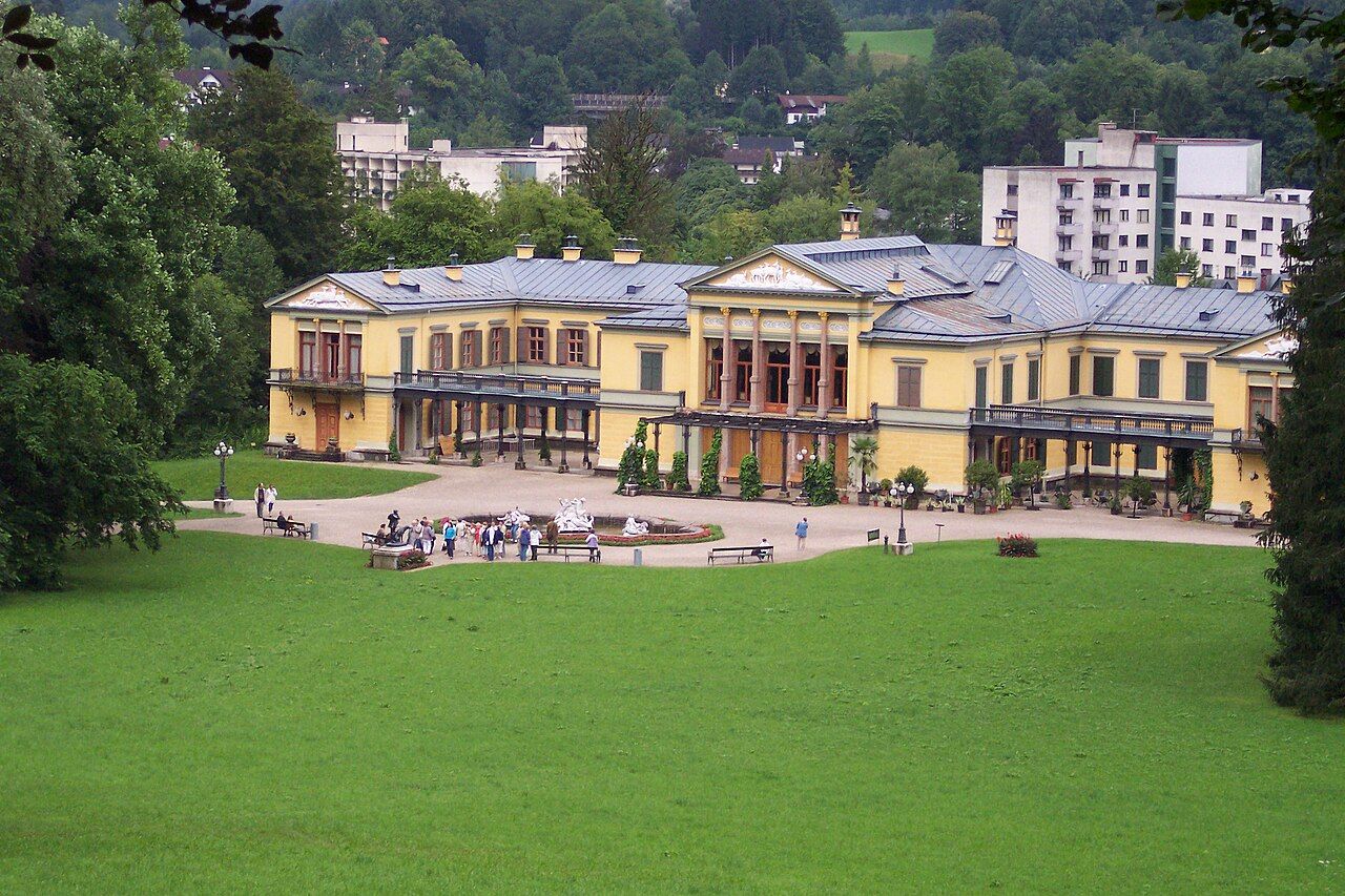 Kaiservilla v Bad Ischlu, letní sídlo císaře Františka Josefa