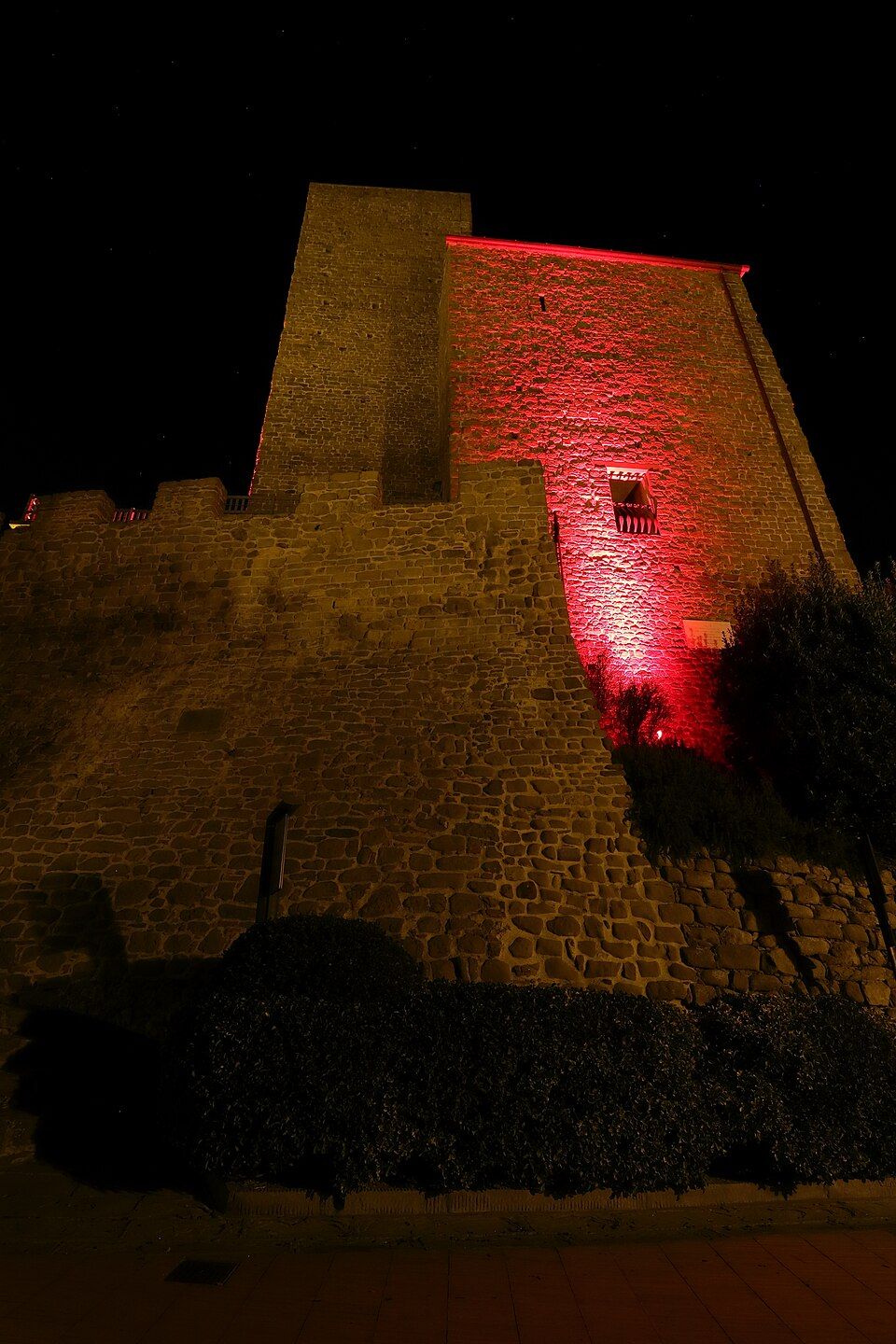 Hrad Guidi ve Vinci, celkový pohled