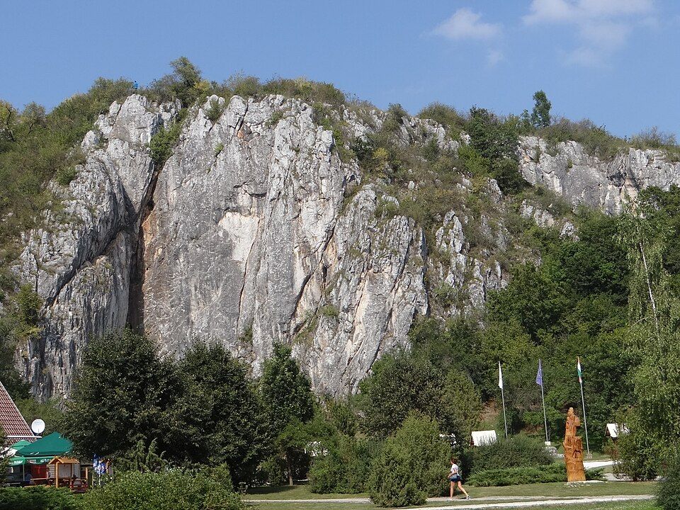 Povrch krasové oblasti Aggtelek