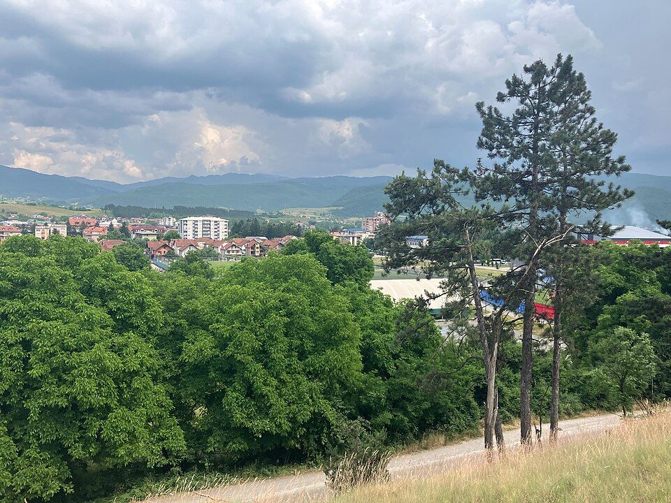 Údolí řeky Lim u Berane
