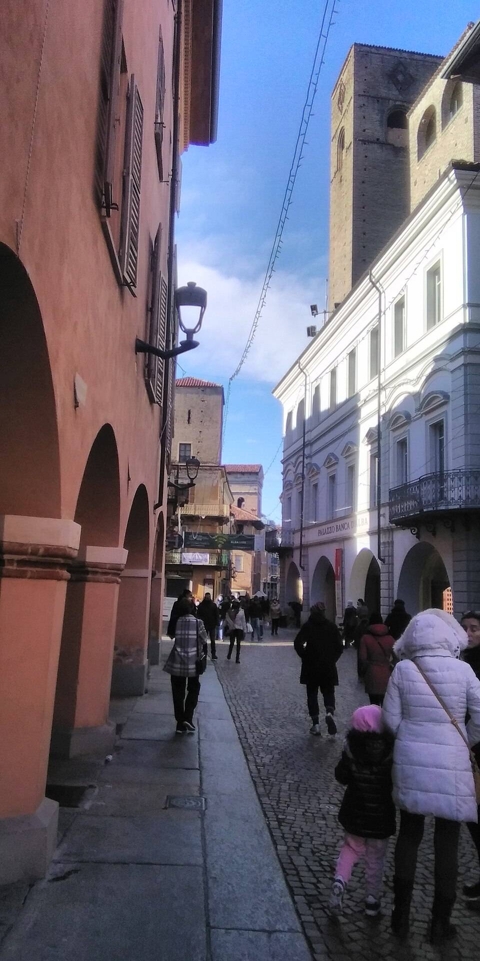 Uličky historického centra Alby