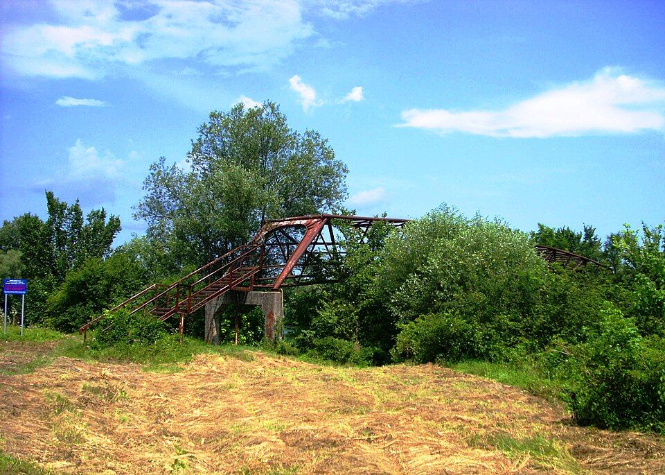 Železný most přes Unu v Bihaći