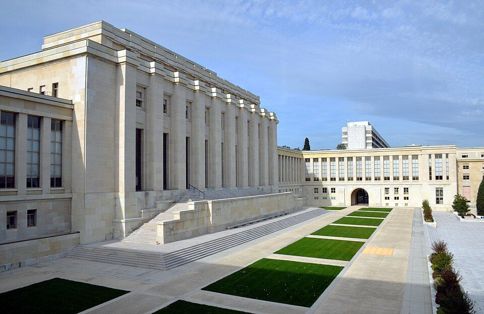 Palác národů, evropské sídlo OSN v Ženevě
