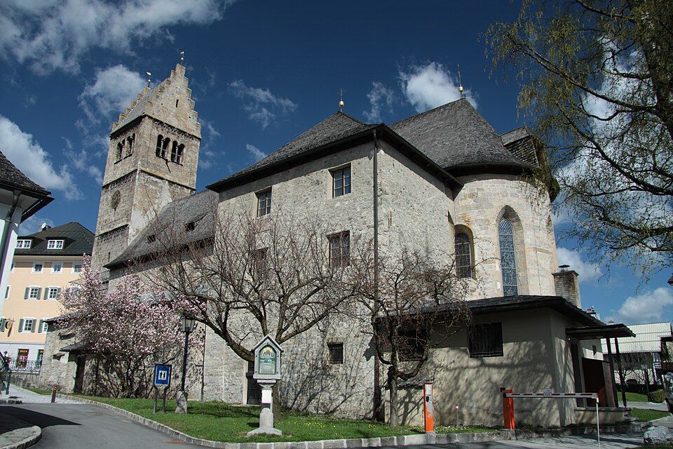 Románský kostel svatého Hippolyta v Zell am See