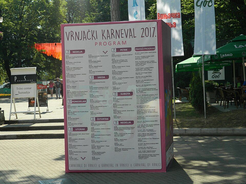 Parky lázní Vrnjačka Banja