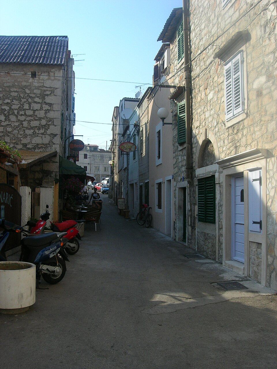 Architektura starého jádra Vodic
