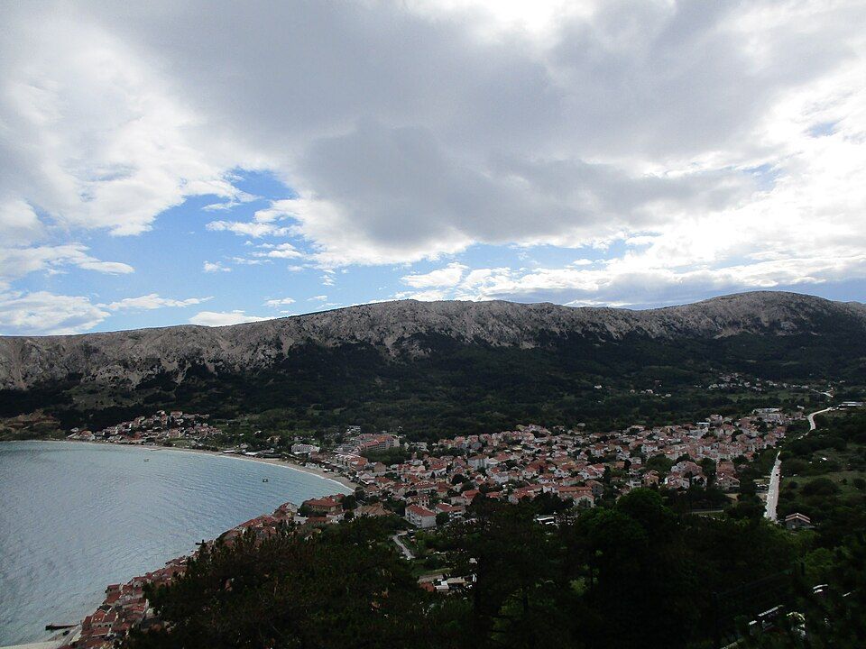 Baška na jihu ostrova Krk