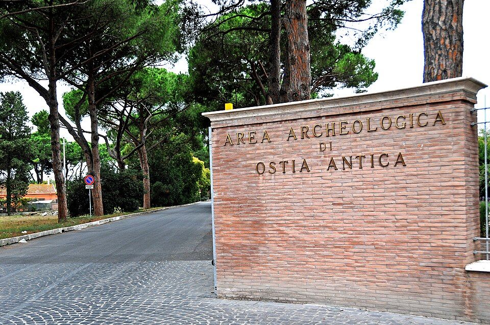 Vstup do areálu Ostia Antica