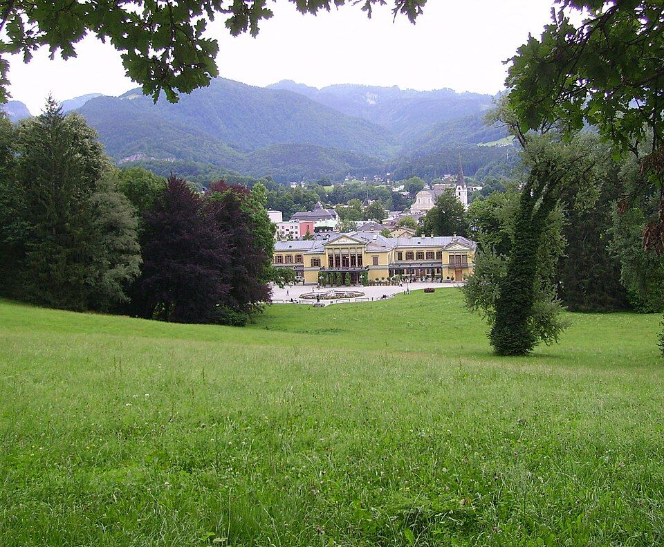 Kaiservilla v Bad Ischlu z parku