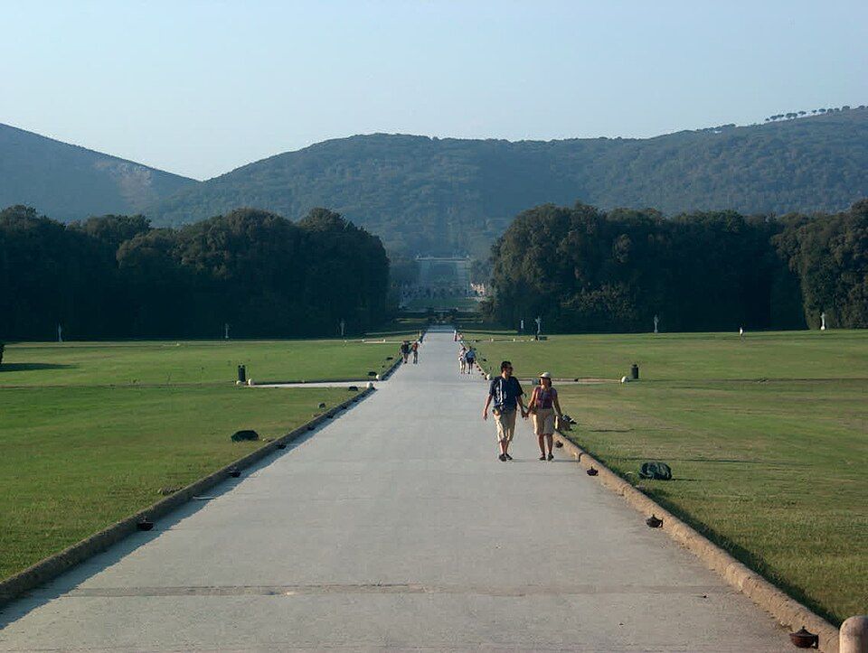 Fasáda zámku Caserta