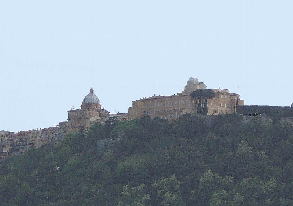 Papežský palác (Palazzo Pontificio) v Castel Gandolfo