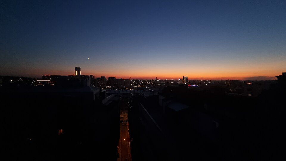 Panorama Bělehradu od řeky