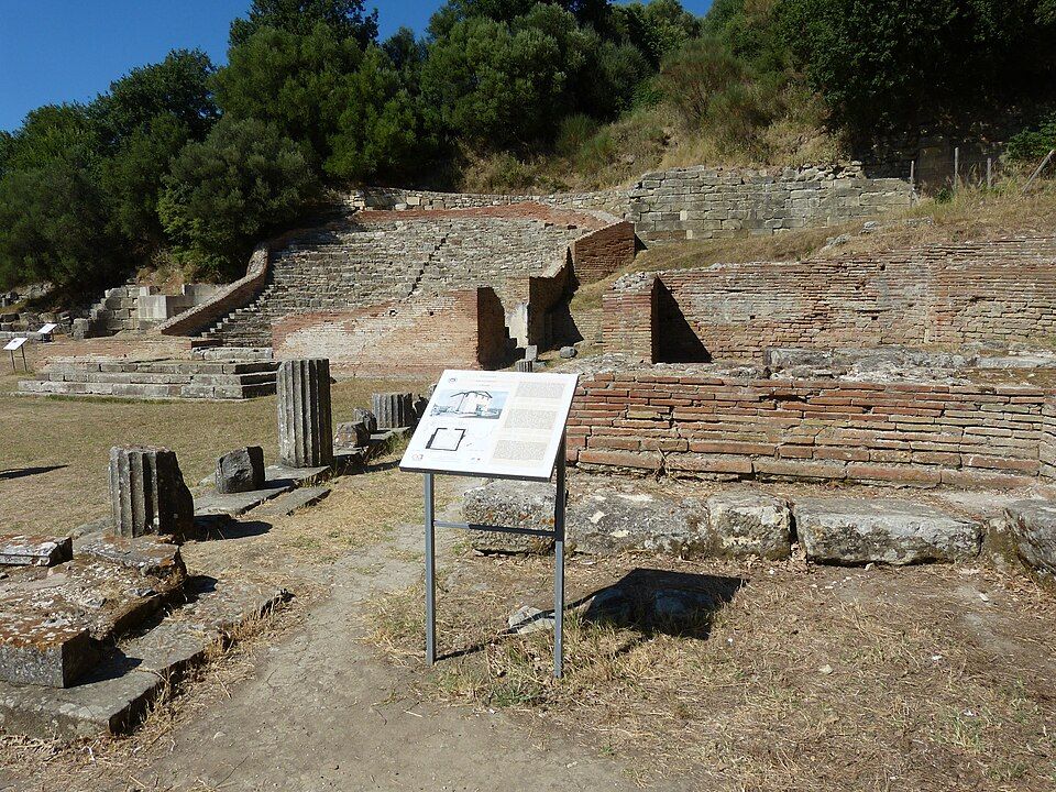 Odeon a knihovna v Apollonii