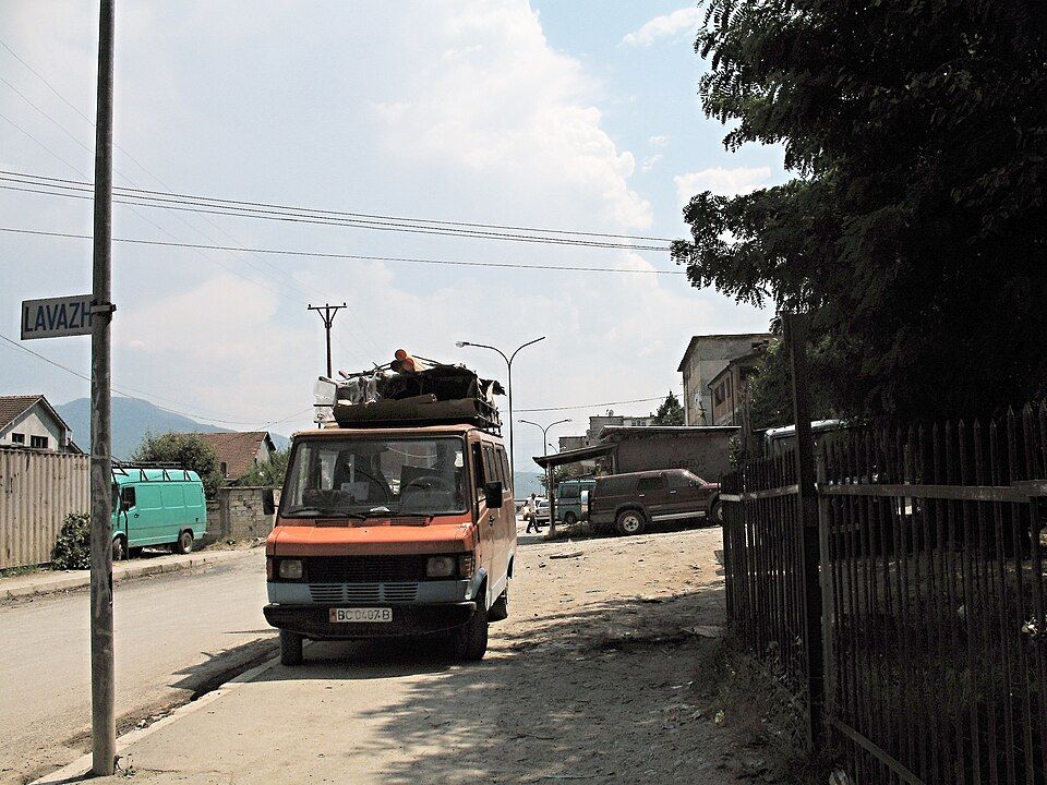 Ulice města Bajram Curri