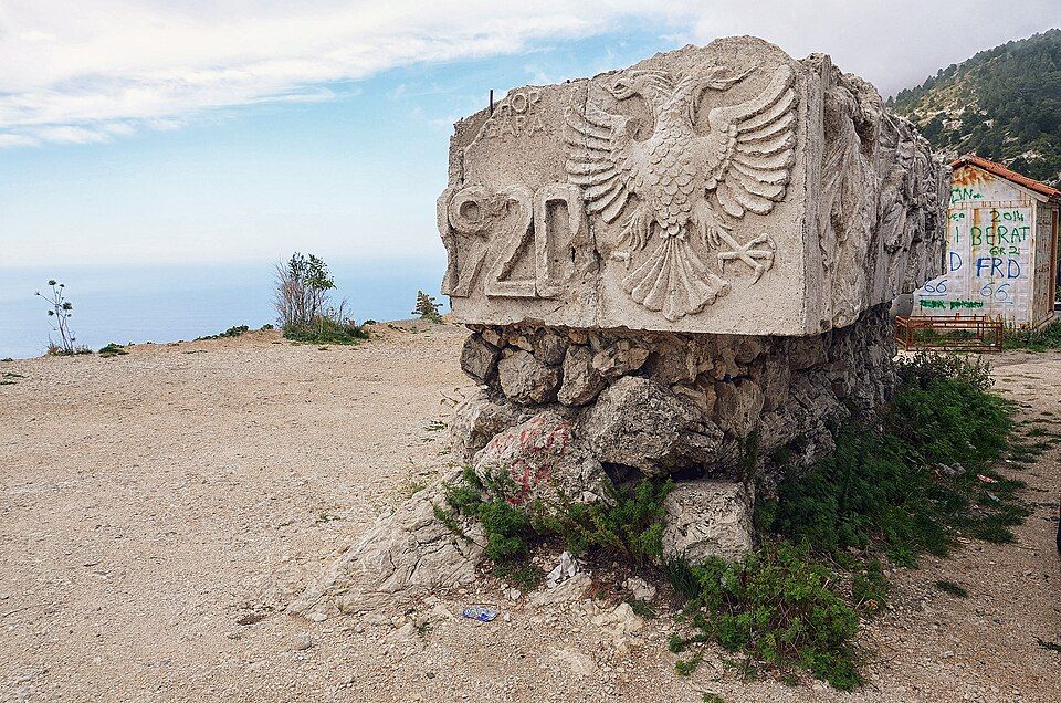 Horský průsmyk Llogara nad Vlorë