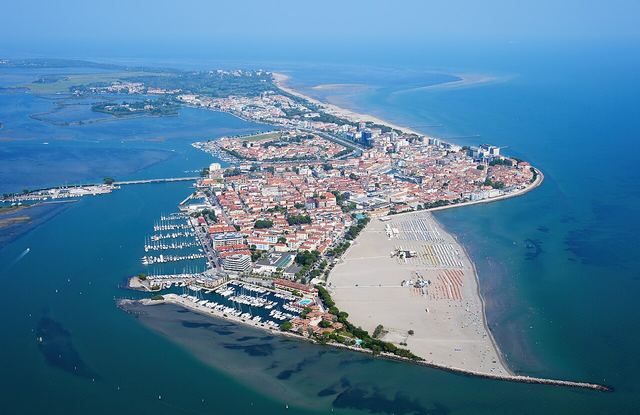 Grado: ostrovní lázně v laguně, mozaiky Sant'Eufemia a pláž na jih