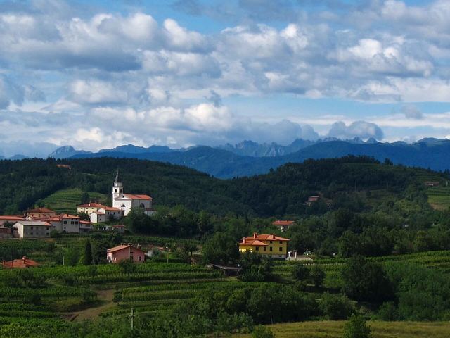 Goriška Brda: slovinské Toskánsko s vinicemi, třešněmi a středověkým Šmartnem