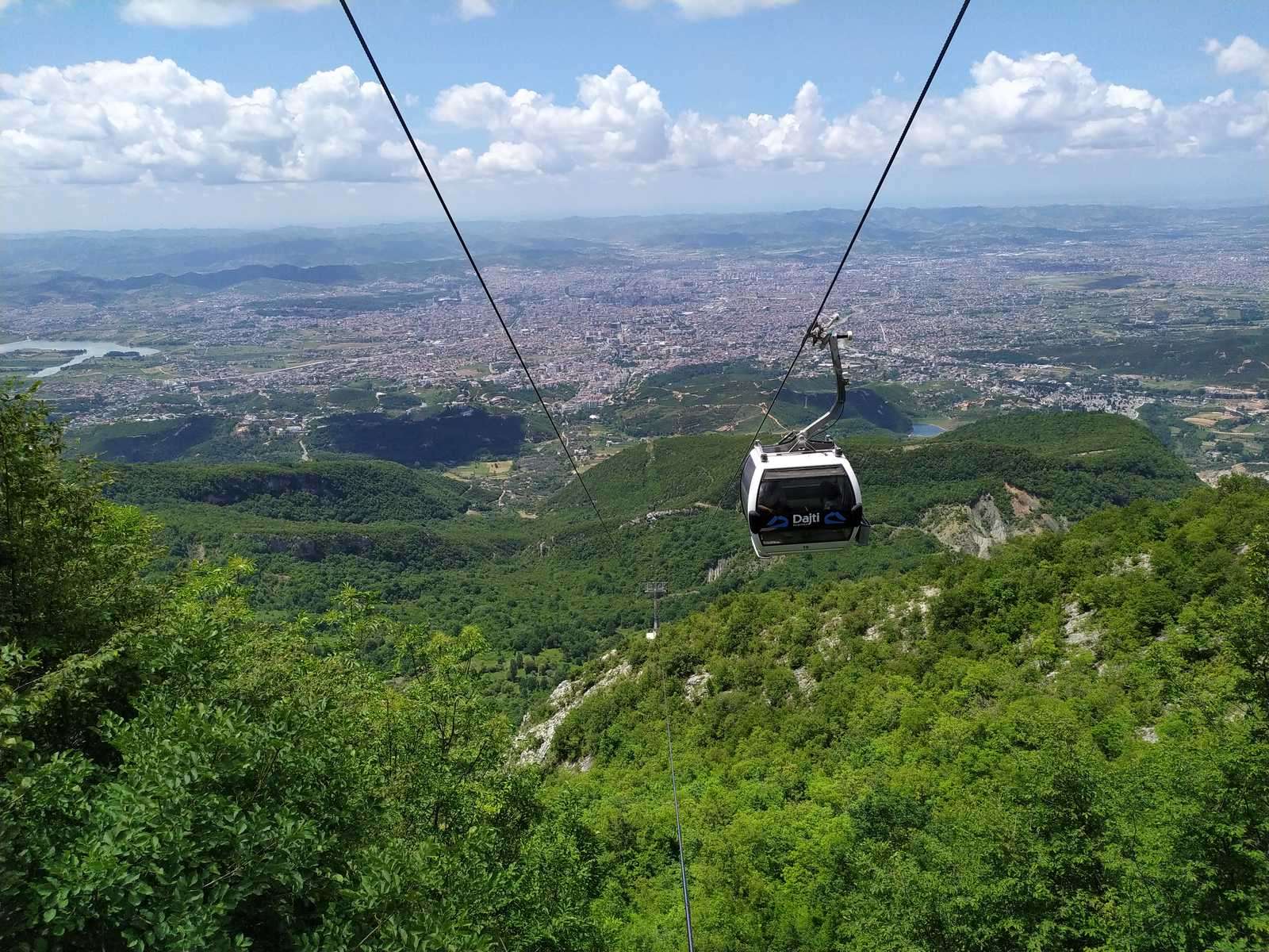 Tirana a okolí 2026: lanovka Dajti, jezero Bovilla a Mrizi i Zanave