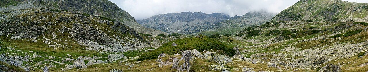 Horské jezero Bucura v Národním parku Retezat, Rumunsko
