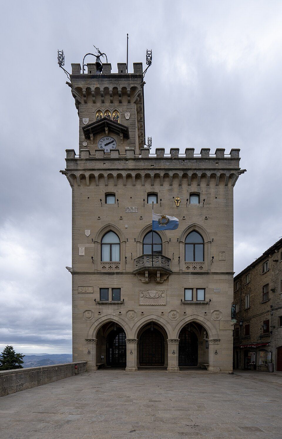 Palazzo Pubblico na Piazza della Libertà v San Marinu